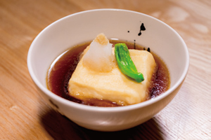 豆源郷の揚出汁豆腐